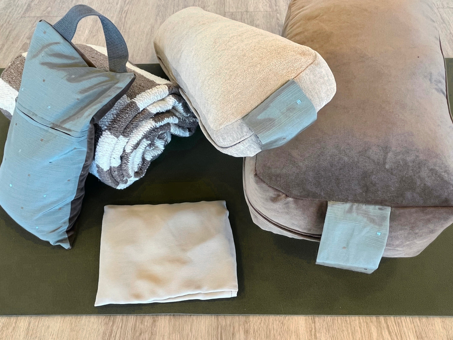 Joyful Moments Square Bolster - Velvet Coffee