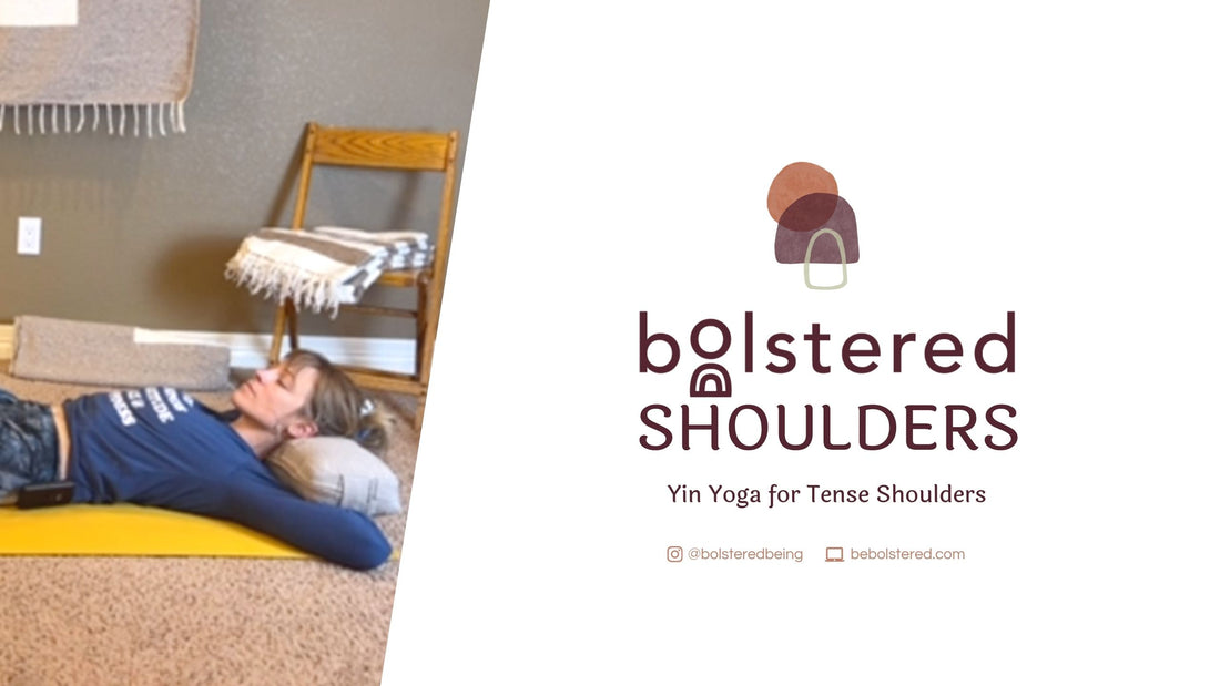 Yin yoga sequence for upper back pain in between shoulder blades